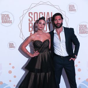 Exclusif - Jade Leboeuf et son mari Stéphane Rodrigues - Soirée de gala et remise des prix des 6ème Social Beauty Awards de "Easyparapharmacie fête le Printemps" à l'hôtel BeachComber French Riviera de Sophia Antipolis (Biot), le 27 avril 2019. Toutes les influenceuses étaient habillées en C. Guillarmé pour cet évènement autour de la beauté et du bien-être.