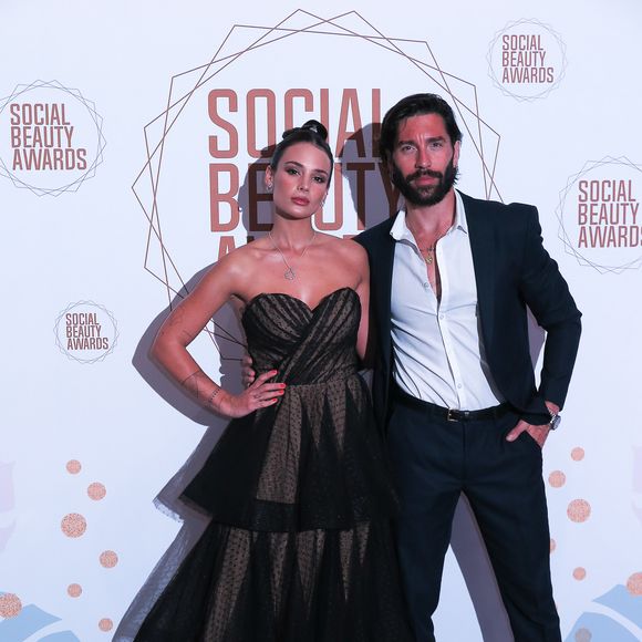 Exclusif - Jade Leboeuf et son mari Stéphane Rodrigues - Soirée de gala et remise des prix des 6ème Social Beauty Awards de "Easyparapharmacie fête le Printemps" à l'hôtel BeachComber French Riviera de Sophia Antipolis (Biot), le 27 avril 2019. Toutes les influenceuses étaient habillées en C. Guillarmé pour cet évènement autour de la beauté et du bien-être.