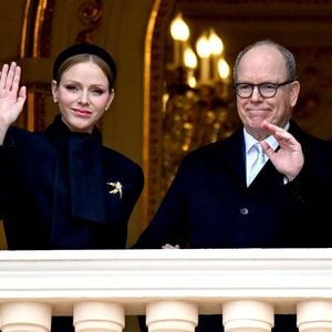 Le prince Albert II de Monaco et la princesse Charlene ont assisté à la procession, depuis le Palais Princier, dans le cadre des célébrations de la Sainte-Dévote à Monaco, le 27 janvier 2026.
© Bruno Bebert / Bestimage