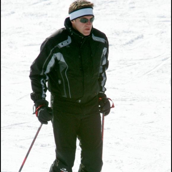 Exclusif - Benjamin Castaldi en vacances à Courchevel.  

©BestImage