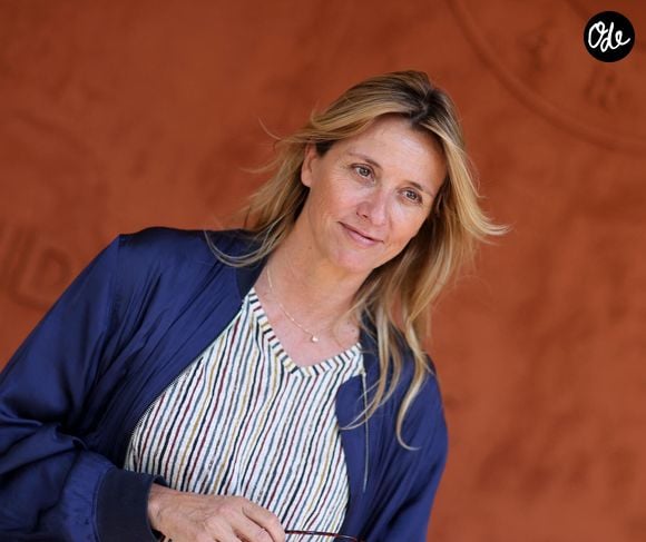 Sarah Poniatowski au village lors des Internationaux de France de Tennis de Roland Garros à Paris.© Jacovides / Moreau / Bestimage