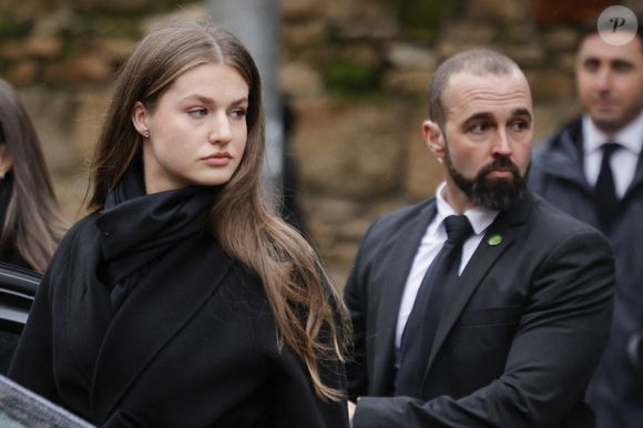 La princesse Leonor d'Espagne lors du service commémoratif en hommage à Irène de Grèce à Madrid le samedi 17 janvier 2026. Photo par GTres/ABACAPRESS.COM
