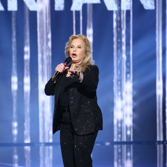 Exclusif - Sylvie Vartan est l'invitée de l'émission Domenica In à Milan le 25 février 2024.