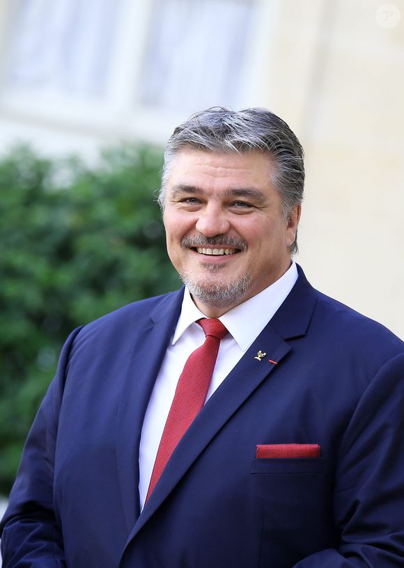 David Douillet au palais de l'Elysée à Paris, France, le 16 septembre 2017. Crédit Dominique Jacovides/Bestimage