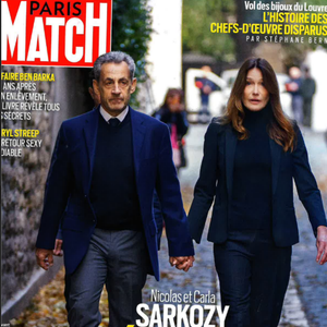 Nicolas Sarkozy et Carla Bruni-Sarkozy en couverture du numéro du 22 octobre 2025 de "Paris Match"