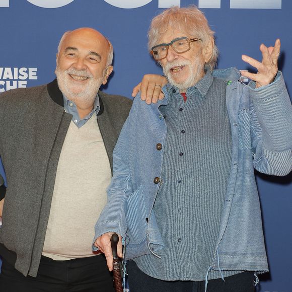 Le film, réalisé par Gérard Jugnot, s’inspire de l’histoire vraie de Guy Joao.

Gérard Jugnot et Pierre Richard - Avant-première du film "Mauvaise pioche" au Publicis Cinémas à Paris le 23 mars 2026. © Coadic Guirec/Bestimage
