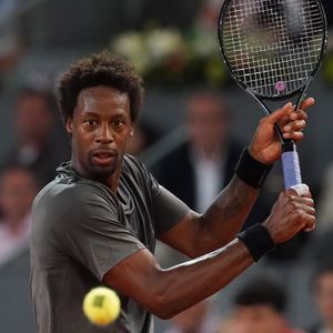 Gaël Monfils lors de l'Open de Tennis de Madrid. Le 3 mai 2022.

© Alterphotos / Panoramic / Bestimage