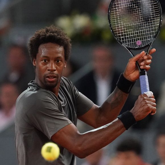 Gaël Monfils lors de l'Open de Tennis de Madrid. Le 3 mai 2022.

© Alterphotos / Panoramic / Bestimage