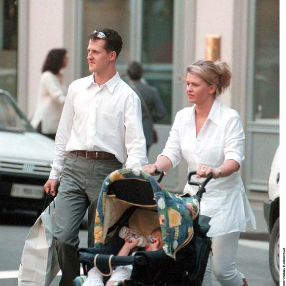 Michael Schumacher et sa femme Corrina Schumacher avec leur fille Gina Maria en Italie.
© FOCUS AGENCY / BESTIMAGE