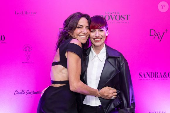 Exclusif - Sandra Sisley et Jennifer Ayache lors d'une soirée  à la suite Sandra & Co lors du Festival International des Séries de Cannes, Canneseries Saison 8, à l’hôtel JW Marriott Cannes le 25 avril 2025.

© Aurelio Stella / William Sanches Tavares / Bestimage