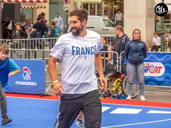 Nikola Karabatic - Personnalités lors de l'animation handball à la fête des sports 2025 à Paris le 14 septembre 2025.

© Theo Castillon / Bestimage