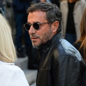 Bernard Montiel - Obsèques de Claudia Cardinale en l’église Saint-Roch de Paris, France, le 30 septembre 2025. © Bestimage