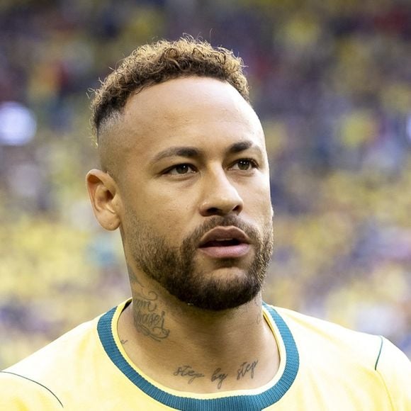 24 juin 2026 : Miami (États-Unis), 24/06/2026 – Coupe du Monde/États-Unis – Le joueur Neymar Jr. lors d'un match entre les équipes nationales du Brésil et de l'Écosse, qui a eu lieu lors de la dernière journée du Groupe C de la Coupe du Monde de la FIFA 2026, disputé au Hard Rock Stadium de Miami, ce mercredi (24). L'équipe brésilienne s'est imposée 3-0 et s'est qualifiée pour la phase suivante. (Photo : Pedro Paulo Diaz/Thenews2/Zumapress) (Crédit image : © Pedro Paulo Diaz/TheNEWS2 via ZUMA Press Wire)
