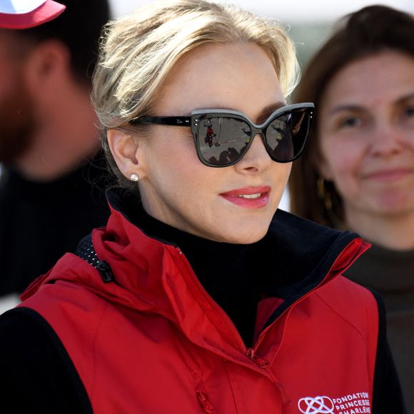 Le prince Albert II de Monaco et la princesse Charlene ont participé à la Road Safety Day, une journée de sensibilisation et de sport pour toute la famille dédié à la sécurité routière à vélo et à l'initiation des jeunes au sport, à Monaco organisée par la Fondation Princesse Charlene, le 23 mars 2025. 
 © Bruno Bebert/Bestimage