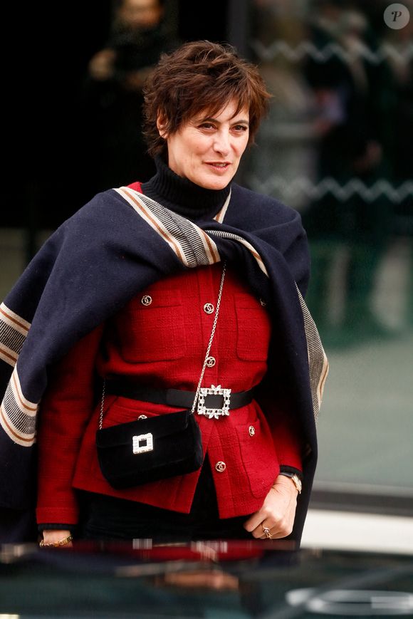 Inès de la Fressange - Arrivées au défilé de mode Haute-Couture printemps-été 2024 "Chanel" au Grand Palais Ephémère lors de la fashion week de Paris. Le 23 janvier 2024
© Christophe Clovis / Bestimage