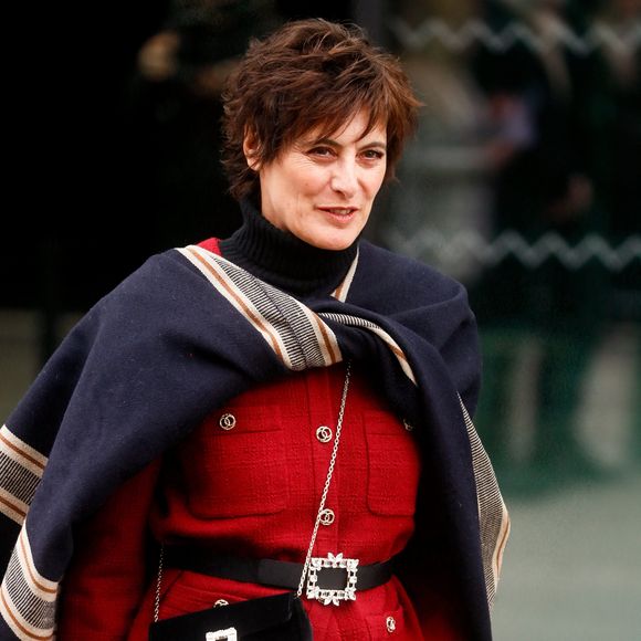 Inès de la Fressange - Arrivées au défilé de mode Haute-Couture printemps-été 2024 "Chanel" au Grand Palais Ephémère lors de la fashion week de Paris. Le 23 janvier 2024
© Christophe Clovis / Bestimage