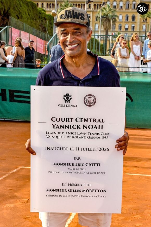 Cet épisode lui a fait réaliser à quel point il était chanceux

Yannick Noah, à l'honneur à Nice dans le club de Tennis où il a fait son sport étude, le Nice LTC qui va baptiser son court central de son nom en présence de ses copains de classe, le 11 juillet 2026. © Bruno Bebert/Bestimage