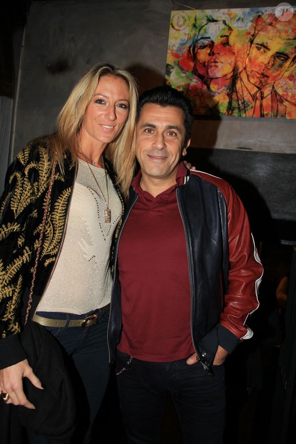 Albert Kassabi (Bebert des Forbans) et sa femme Astrid - Soirée d'ouverture du restaurant Dudas's à Paris le 8 novembre 2018. © Philippe Baldini/Bestimage