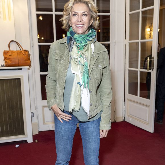 Exclusif - Corinne Touzet - Générale de la pièce "Royan, la professeur de Français" au théâtre de Paris le 17 avril 2024. © Borde / Rindoff / Bestimage