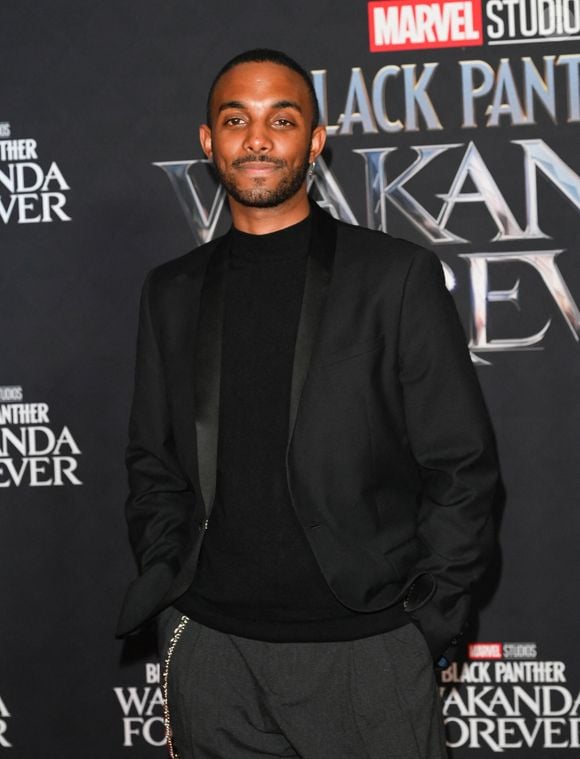 Chris (Star Academy 2022) - Les élèves de la Star Academy 2022 sont de sortie pour assister à la première du film "Black Panther: Wakanda Forever" au Grand Rex à Paris  le 7 novembre 2022. © Coadic Guirec/Bestimage