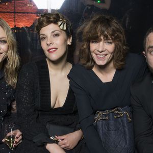 Vanessa Paradis, Alysson Paradis, Céline Sallette et Guillaume Gouix - People au dîner Kering pour "Women in Motion" lors du 69ème Festival International du Film de Cannes. Le 15 mai 2016 © Borde-Jacovides-Moreau / Bestimage