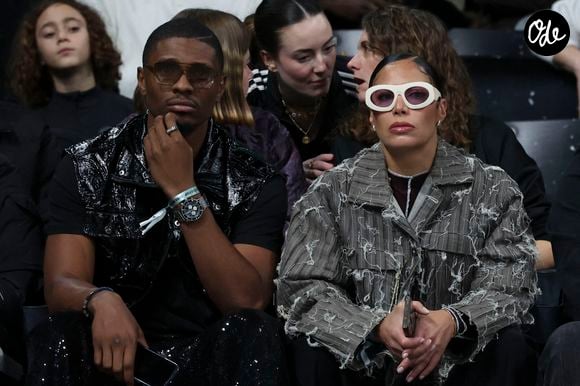 Zaho, de son vrai nom Zahera Darabid - Célébrités lors du match d'Euroligue de basket - Paris Basket contre Dubai (79-99) à Paris le 22 janvier 2026. Michael Baucher / PsnewZ / Bestimage