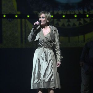 Patricia Kaas chante Piaf a l'Olympia, a Paris le 26 fevrier 2013.
