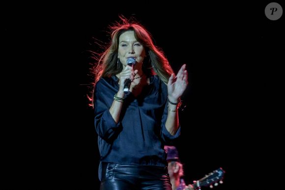 Carla Bruni se produit en concert lors du festival Veranos de la Villa à Conde-Duque le 28 juillet 2024 à Madrid, Espagne. Photo by Ricardo Rubio/Europa Press/ABACAPRESS.COM