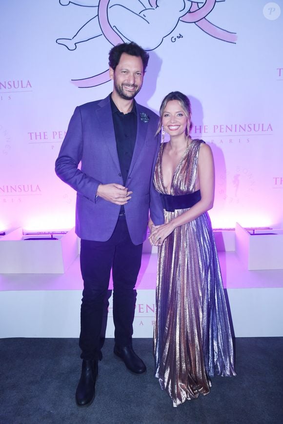 Eric Antoine et sa femme Gennifer Demey - Soirée de gala du 10ème anniversaire de l'association "Les Bonnes Fées" à l'Hôtel The Peninsula Paris le 8 octobre 2025. © Rachid Bellak/Bestimage