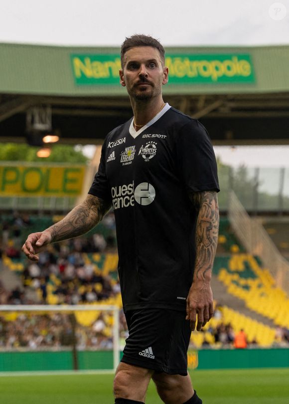Matt Pokora (M. Pokora) - Match des Légendes du Variétés Club de France contre le FC Nantes au profit du Secours Populaire au stade de la Beaujoire à Nantes le 3 juin 2025.  © Martin Bousseau/Bestimage