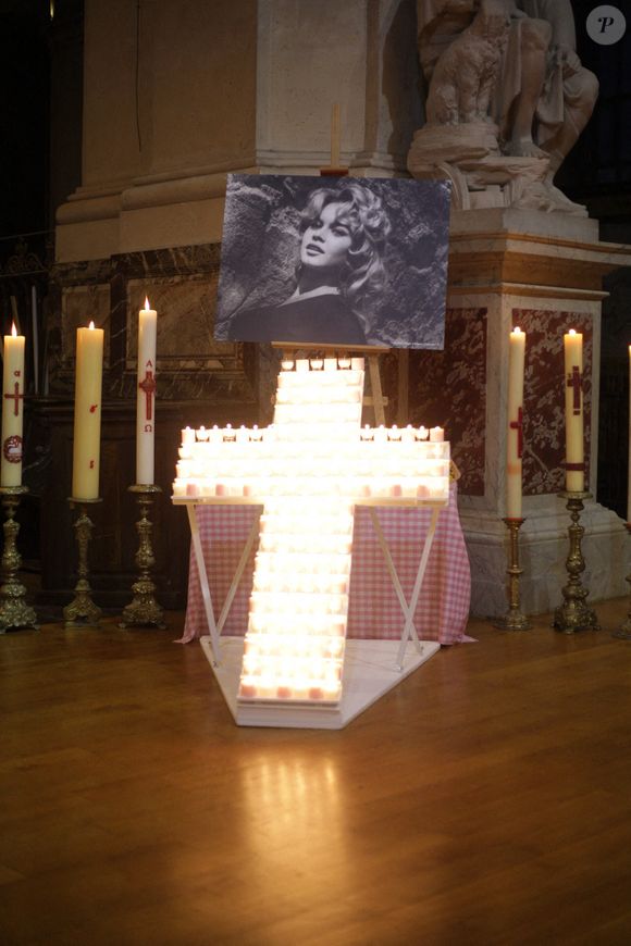 Messe commémorative pour l'actrice française Brigitte Bardot à l'église Saint-Roch à Paris, le 28 janvier 2026. Photo par Nasser Berzane/ABACAPRESS.COM