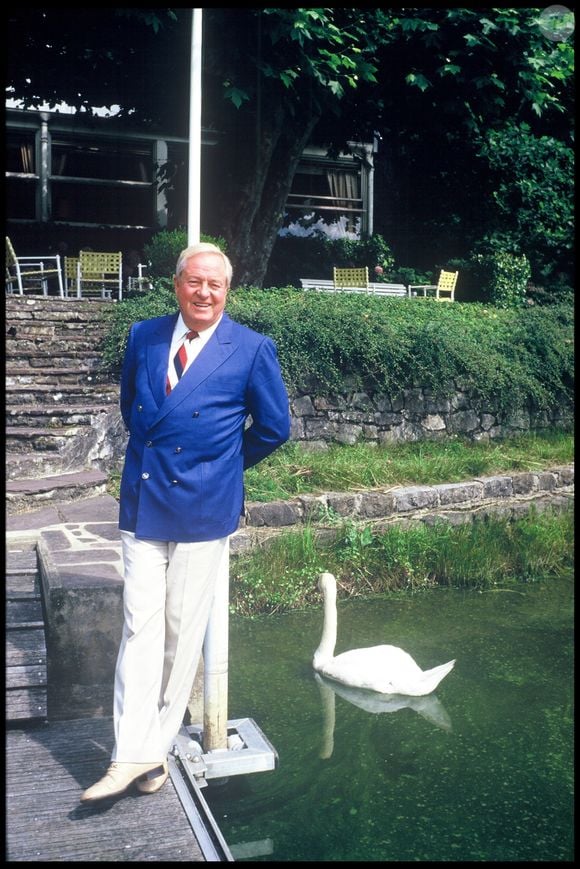 Jean-Marie Le Pen à Anglet en 1987.