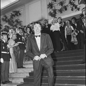 Jacques Brel présente son film Far West au festival de Cannes en 1973. © Angeli-Rindoff / Bestimage
