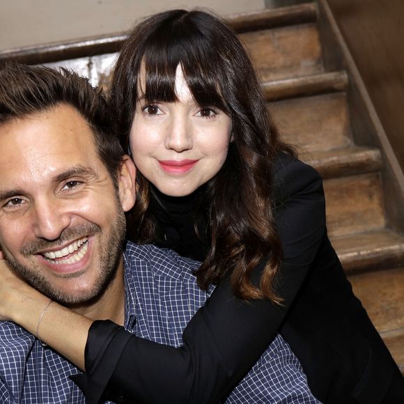 Christophe Michalak et sa femme Delphine McCarty - Sortie du Livre de Christophe Michalak la Patisserie en Famille à Paris le 9 octobre 2019. © Cédric Perrin/Bestimage