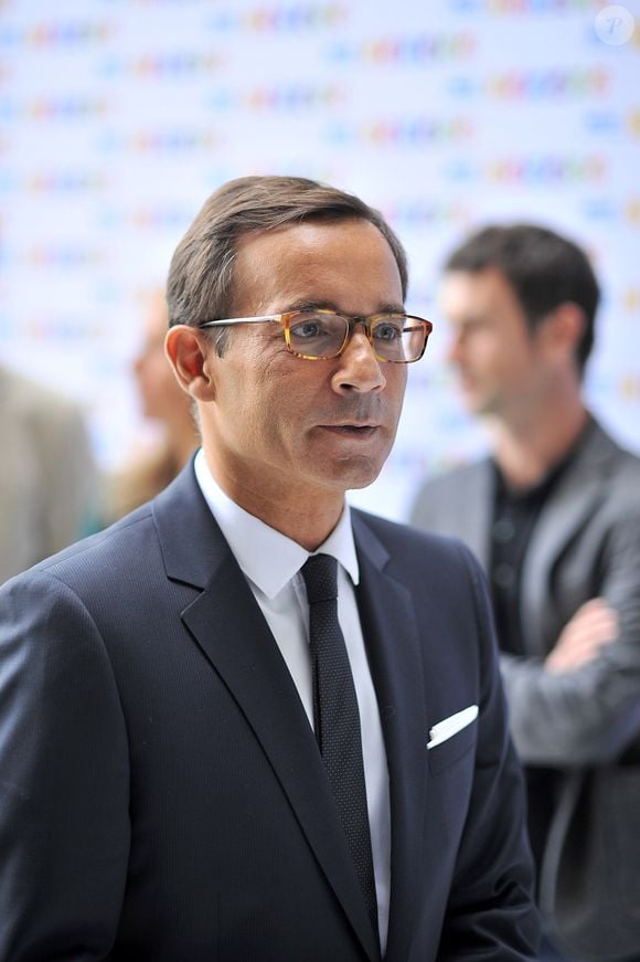 Jean-Luc Delarue à la conférence de presse de rentrée de France TV © Guillaume Gaffiot /Bestimage