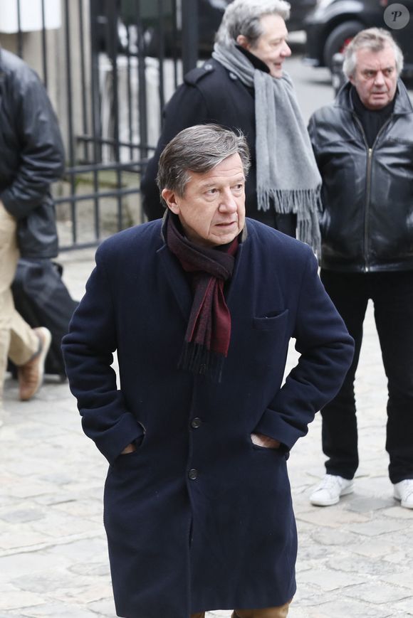 Gilles Pélisson lors des obsèques de Jean-Luc Petitrenaud en l'église Saint-Pierre-du-Gros-Caillou à Paris, le 17 janvier 2025.
© Christophe Clovis/Bestimage