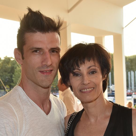 Exclusif - Marie-Claude Pietragalla et son mari Julien Derouault - People lors du Longines Paris Eiffel Jumping au Champ de Mars à Paris le 7 juillet 2018. © Perusseau/Veeren/Bestimage