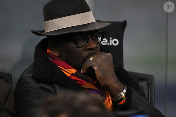 Lilian Thuram lors du match de football de la Serie A italienne entre l'Inter FC et l'AC Monza le 8 mars 2025 au stade Giuseppe Meazza San Siro à Milan, Italie