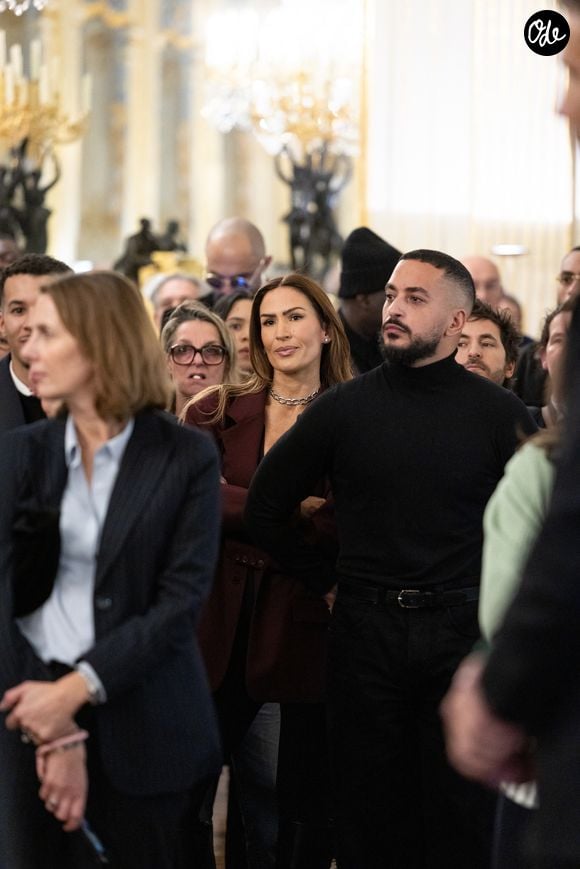 Vitaa, Slimane - Cérémonie de la remise de la médaille de chevalier de l'ordre des arts et des lettres à Alexandre Kirchhoff, PDG du label Capitol Music France par R.Dati au Ministère de la Culture à Paris le 9 janvier 2026.
© Cyril Moreau / Bestimage