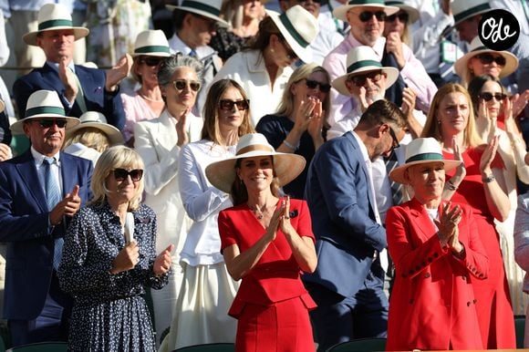 Deborah Jevans, Catherine, princesse de Galles (Catherine « Kate » Middleton, princesse de Galles) et Martina Navratilova, photographiées lors de la treizième journée du tournoi de tennis de Wimbledon 2026, à l'All England Lawn Tennis and Croquet Club, le 11 juillet 2026 à Londres, en Angleterre. ©Mirrorpix / Bestimage