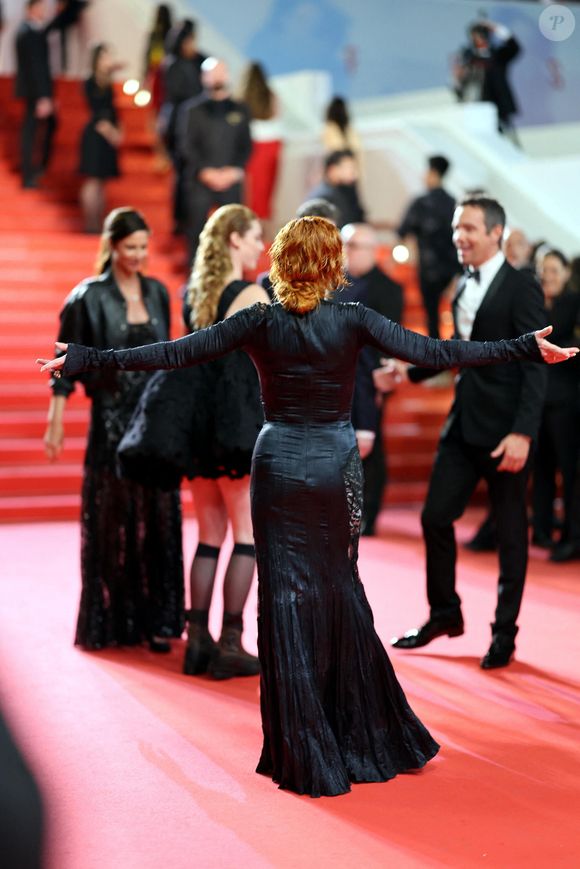 Mylène Farmer - Montée des marches du film « Dalloway » lors du 78ème Festival International du Film de Cannes, au Palais des Festivals à Cannes. Le 15 mai 2025
© Jacovides-Moreau / Bestimage