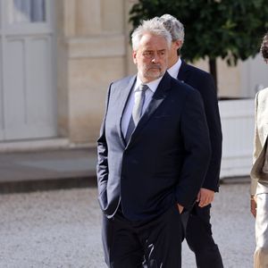 Luc Besson - Dîner d'état en l'honneur du président des Etats-Unis et sa femme au palais de l'Elysée à Paris, à l'occasion de leur visite officielle en France. Le 8 juin 2024
© Jacovides-Moreau / Bestimage
