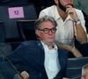 Alain Marschall - Les célébrités en tribunes pendant l'épreuve de basketball de Demi-Finale opposant les Etats-Unis à la Serbie lors des Jeux Olympiques de Paris 2024 (JO) à l'Arena Bercy, à Paris, France, le 8 août 2024. © Jacovides-Perusseau/Bestimage