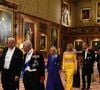Kate Middleton est arrivée aux côtés de Michael Boulos, le mari de Tiffany Trump.

Les membres de la famille royale et leurs invités arrivent au banquet d'Etat organisé pour Donald et Melania Trump au château de Windsor. © PA Photo/ Bestimage