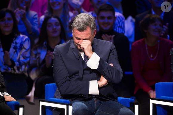 Olivier Minne - Enregistrement de l'émission "La Boîte à secrets 4" à Paris, présentée par F.Bollaert, et diffusée le 10 avril sur France 3. Le 23 janvier 2020. © Tiziano Da Silva / Bestimage