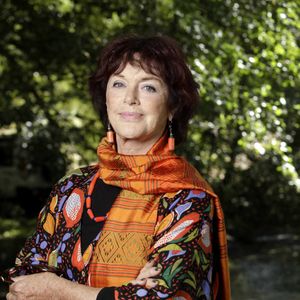 Anny Duperey pose lors d'une séance de portrait à Paris, France, le 20 août 2021. Photo by VIM/ABACAPRESS.COM