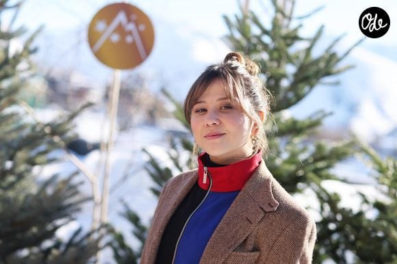 Laura Felpin - Séance photo du film « L'Amour c'est Surcoté » dans le cadre de la 28e édition du Festival international du film de comédie à l'Alpe d'Huez, le 15 janvier 2025. © Dominique Jacovides/Bestimage