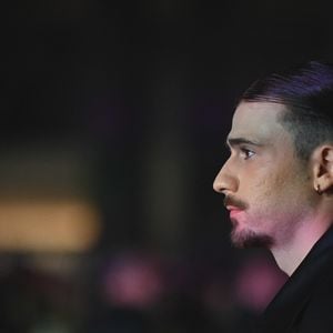 Le lauréat de la Star Academy 2023, Pierre Garnier, assiste au photocall de la 27e édition des NRJ Music Awards, le 31 octobre 2025 à Cannes, France.  Photo by Franck Castel/ABACAPRESS.COM