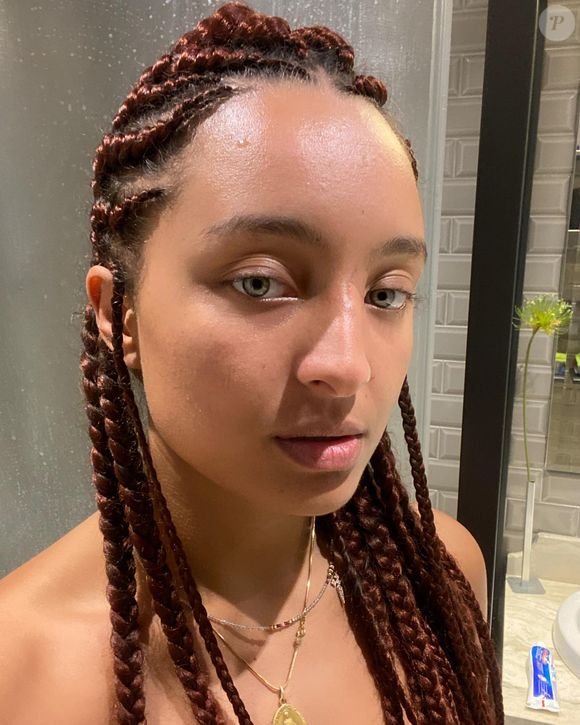Eleejah Noah, fille de Yannick Noah, sur Instagram le 3 février 2022.