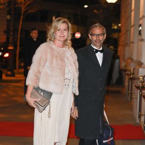 Paul Belmondo et Luana Belmondo - Les célébrités arrivent à la 25ème édition du bal des débutantes à l'hôtel The Peninsula à Paris le 25 novembre 2017.